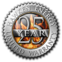 Hawken 25-year warranty badge